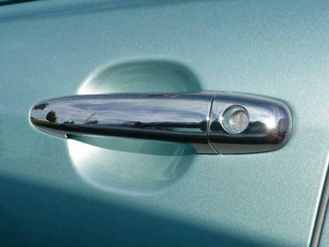 Toyota Tacoma 2005-2015, 4-door, Pickup Truck, Double Cab (8 piece Chrome  Plated ABS plastic Door Handle Cover Kit Does NOT include passenger key  access, Does NOT include smart key access DH27130 QAA