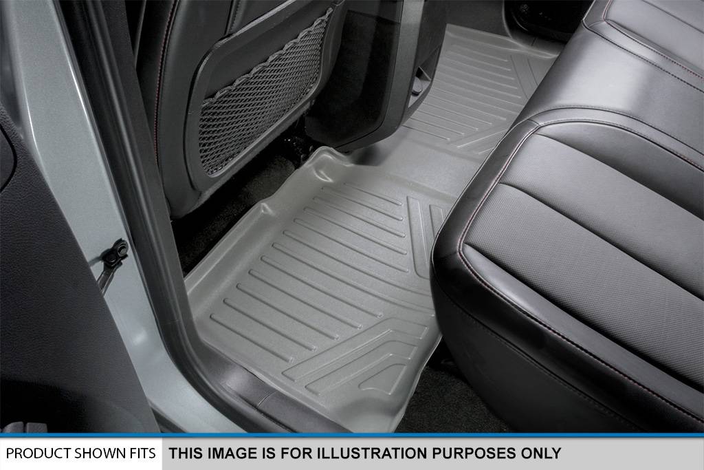 Maxliner MAXFLOORMAT Three Row Set Custom Fit All Weather Floor Mats For Select Toyota Sienna Models Grey