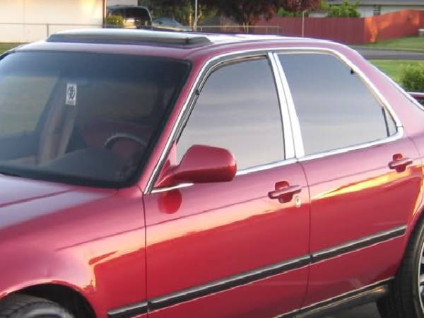 QAA - Acura Legend 1991-1995, 4-door, Sedan (4 piece Stainless Steel Pillar Post Trim ) PP91295 QAA