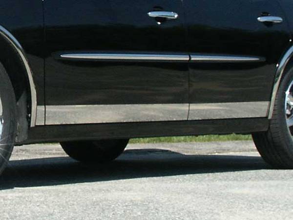 QAA - Buick LaCrosse 2005-2009, 4-door, Sedan (8 piece Stainless Steel Rocker Panel Trim, Lower Kit 3.5" Width Spans from the bottom of the door UP to the specified width.) TH45520 QAA