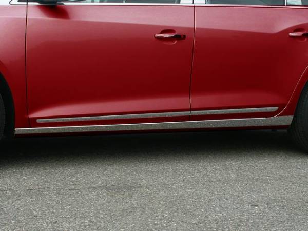 QAA - Buick LaCrosse 2010-2016, 4-door, Sedan (4 piece Stainless Steel Rocker Panel Trim, On the rocker 1.625" - 3" tapered Width Installs below the door.) TH50520 QAA
