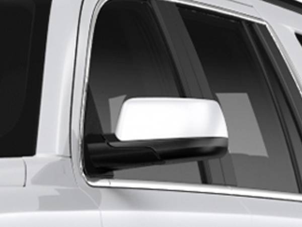 QAA - Chevrolet Suburban 2015-2020, 4-door, SUV (2 piece Chrome Plated ABS plastic Mirror Cover Set Snap on replacement set ) MC55195 QAA