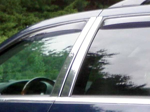 QAA - Cadillac SRX 2004-2009, 4-door, SUV (4 piece Stainless Steel Pillar Post Trim ) PP44260 QAA