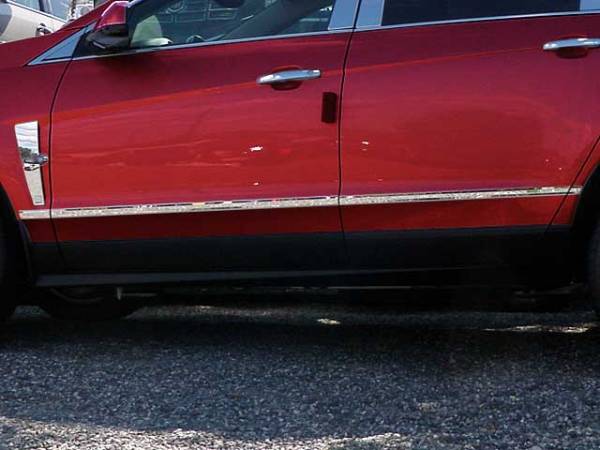 QAA - Cadillac SRX 2010-2016, 4-door, SUV (8 piece Stainless Steel Body Molding Insert Trim Kit 1" Width ) MI50260 QAA