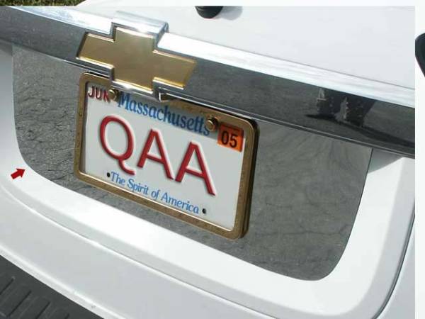 QAA - Chevrolet Equinox 2005-2009, 4-door, SUV (1 piece Stainless Steel License Plate Bezel ) LP45160 QAA