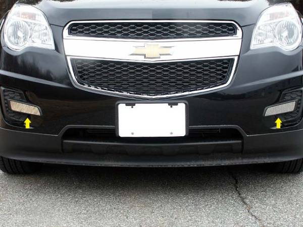 QAA - Chevrolet Equinox 2010-2015, 4-door, SUV (2 piece Stainless Steel Front Vent Trim ) FV50160 QAA
