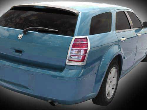 QAA - Dodge Magnum 2005-2008, 4-door, Wagon (2 piece Chrome Plated ABS plastic Tail Light Bezels ) TL45920 QAA