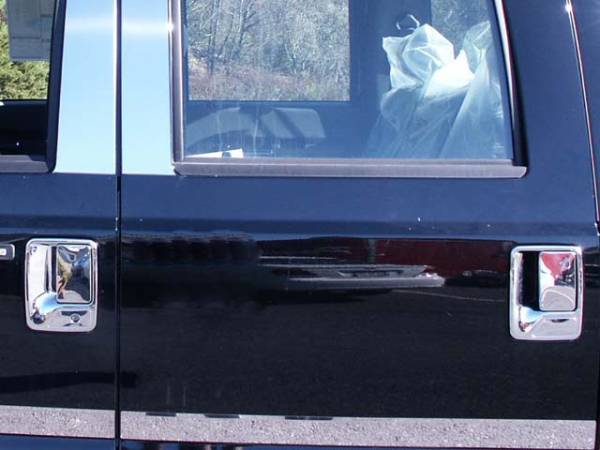 QAA - Ford Excursion 2000-2005, 4-door, SUV (8 piece Chrome Plated ABS plastic Door Handle Cover Kit ) DH39320 QAA