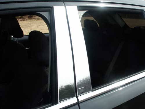 QAA - Ford Edge 2007-2014, 4-door, SUV (4 piece Stainless Steel Pillar Post Trim ) PP47610 QAA