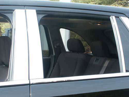 QAA - Ford Edge 2007-2014, 4-door, SUV (6 piece Stainless Steel Pillar Post Trim ) PP47611 QAA