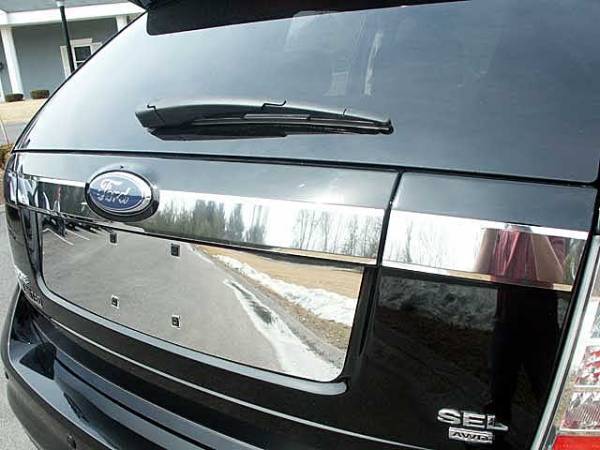 QAA - Ford Edge 2007-2014, 4-door, SUV (3 piece Stainless Steel Trunk Hatch Accent Trim Does not fit the 2011-2012 "Limited" model ) TP47360 QAA