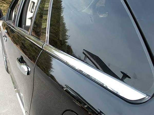 QAA - Ford Edge 2007-2014, 4-door, SUV (8 piece Stainless Steel Window Sill Trim Set ) WS47360 QAA