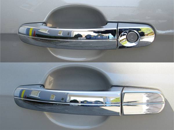 QAA - Ford Escape 2013-2019, 4-door, SUV (8 piece Chrome Plated ABS plastic Door Handle Cover Kit Does NOT include passenger key access ) DH52345 QAA