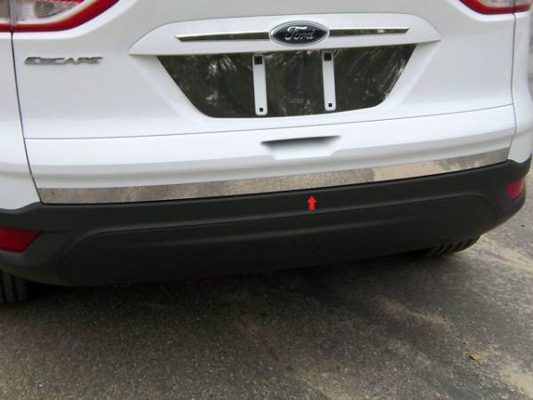 QAA - Ford Escape 2013-2019, 4-door, SUV (1 piece Stainless Steel Rear Deck Trim, Trunk Lid Accent 1.5" Width ) RD53360 QAA