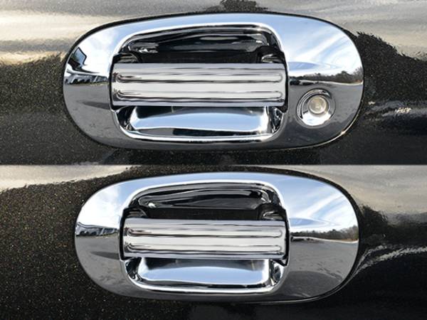 QAA - Ford Expedition 2003-2017, 4-door, SUV (8 piece Chrome Plated ABS plastic Door Handle Cover Kit Does NOT include passenger key access ) DH43655 QAA