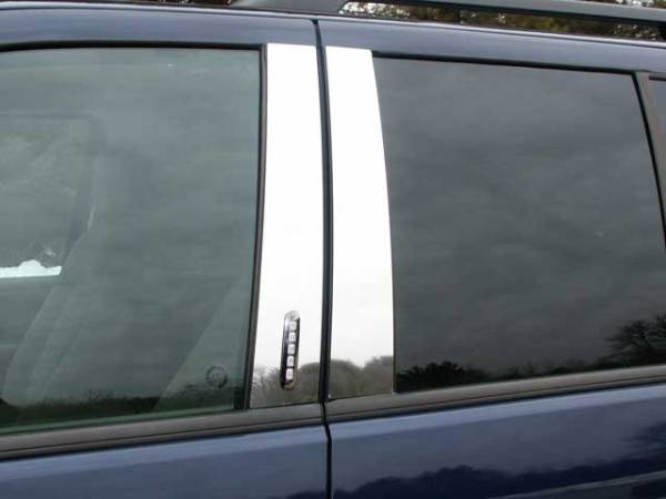 QAA - Ford Explorer 2002-2010, 4-door, SUV (4 piece Stainless Steel Pillar Post Trim Includes keyless entry touch pad ) PP42640 QAA