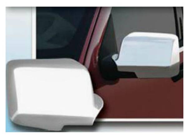QAA - Ford Explorer 2006-2008, 4-door, SUV (2 piece Chrome Plated ABS plastic Mirror Cover Set ) MC46330 QAA