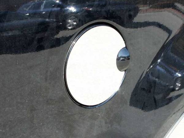 QAA - Ford F-150 2004-2008, 2-door, 4-door, Pickup Truck (1 piece Stainless Steel Gas Door Cover Trim Warning: This is NOT a replacement cap. You MUST have existing gas door to install this piece ) GC44308 QAA
