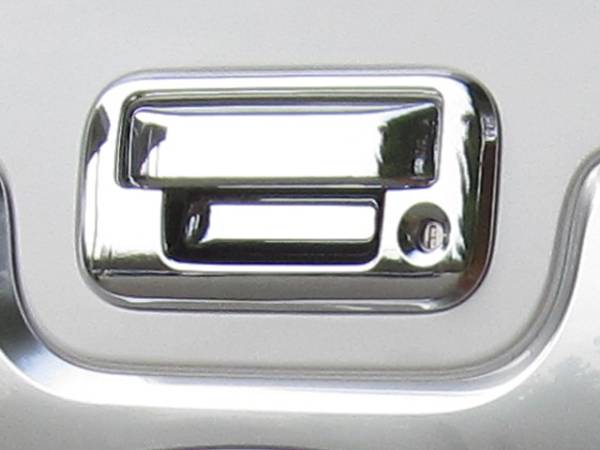QAA - Ford F-150 2004-2014, 2-door, 4-door, Pickup Truck (2 piece Chrome Plated ABS plastic Tailgate Handle Cover Kit Does NOT include camera access ) DH44307 QAA