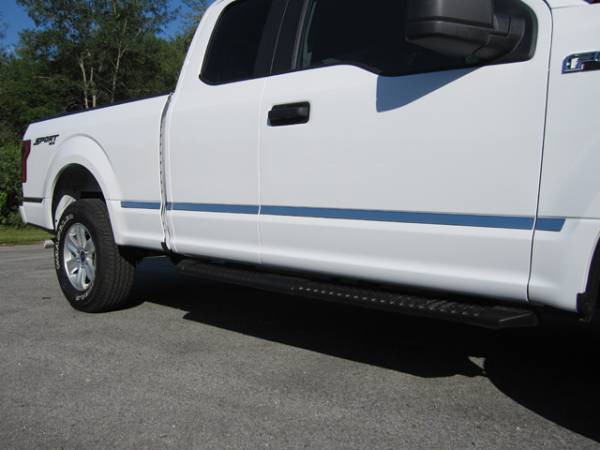 QAA - Ford F-150 2015-2020, 4-door, Pickup Truck, Crew Cab, 6.5' bed (12 piece Stainless Steel Body Molding Insert Trim Kit 1.5" Width ) MI55305 QAA