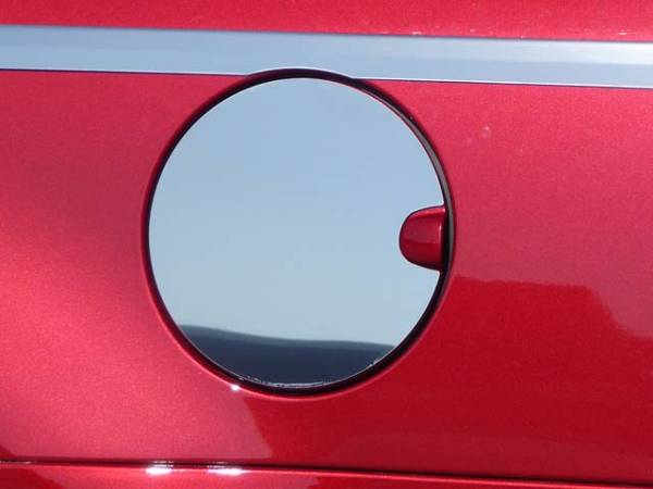 QAA - Ford Fusion 2006-2012, 4-door, Sedan (1 piece Stainless Steel Gas Door Cover Trim Warning: This is NOT a replacement cap. You MUST have existing gas door to install this piece ) GC46630 QAA