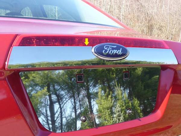 QAA - Ford Fusion 2010-2012, 4-door, Sedan (1 piece Stainless Steel License Bar, Above plate accent Trim ) LB50390 QAA