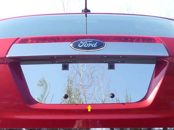 QAA - Ford Fusion 2010-2012, 4-door, Sedan (1 piece Stainless Steel License Plate Bezel ) LP50390 QAA