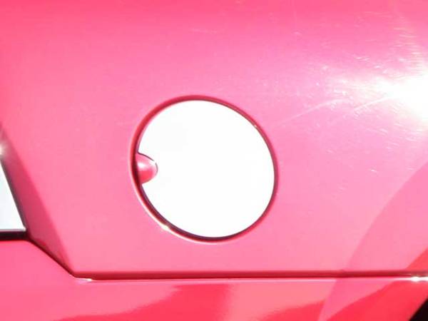 QAA - Ford Mustang 1999-2004, 2-door, Coupe, Convertible (1 piece Stainless Steel Gas Door Cover Trim Warning: This is NOT a replacement cap. You MUST have existing gas door to install this piece ) GC39351 QAA