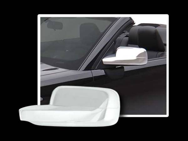 QAA - Ford Mustang 2005-2009, 2-door, Coupe, Convertible (2 piece Chrome Plated ABS plastic Mirror Cover Set ) MC45351 QAA