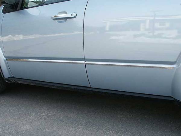 QAA - Ford Taurus X 2008-2008, 4-door, Crossover SUV (4 piece Stainless Steel Body Side Molding Accent Trim 1" wide ) AT48355 QAA