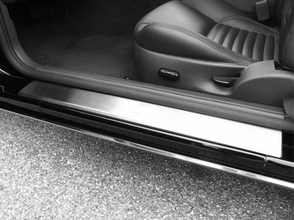 QAA - Ford Thunderbird 2002-2006, 2-door, Coupe, Convertible (2 piece Stainless Steel Door Sill trim Does NOT include Cut Out ) DS43670 QAA