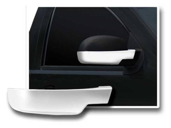 QAA - GMC Sierra 2007-2013, 2-door, 4-door, Pickup Truck (2 piece Chrome Plated ABS plastic Mirror Cover Set Bottom Half Only ) MC47197 QAA