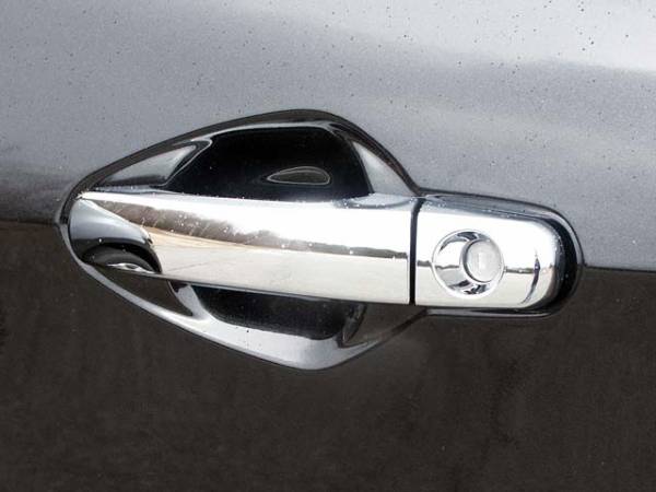 QAA - GMC Terrain 2010-2017, 4-door, SUV (8 piece Chrome Plated ABS plastic Door Handle Cover Kit Does NOT include passenger key access ) DH48105 QAA