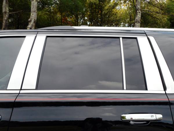 QAA - GMC Yukon 2015-2020, 4-door, XL (8 piece Stainless Steel Pillar Post Trim ) PP55198 QAA