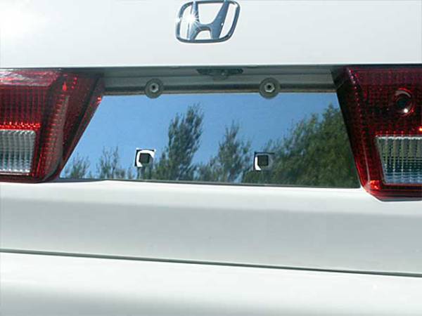 QAA - Honda Accord 2003-2005, 4-door, Sedan (1 piece Stainless Steel License Plate Bezel ) LP23281 QAA