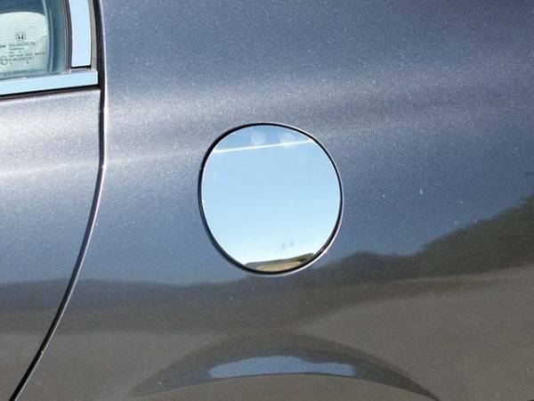 QAA - Honda Civic 2006-2011, 4-door, Sedan (1 piece Stainless Steel Gas Door Cover Trim Warning: This is NOT a replacement cap. You MUST have existing gas door to install this piece With crease contour) GC26214 QAA