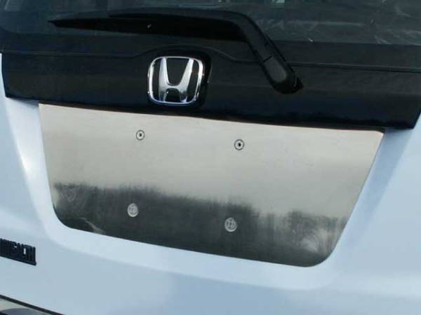QAA - Honda Fit 2009-2013, 4-door, Hatchback (1 piece Stainless Steel License Plate Bezel 8.5" Width ) LP29220 QAA