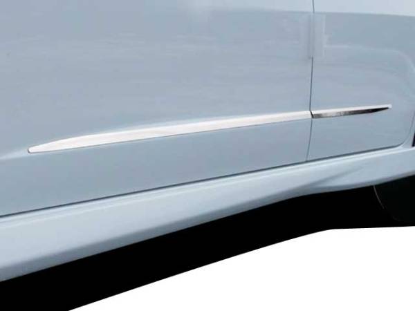 QAA - Honda Fit 2009-2013, 4-door, Hatchback (4 piece Stainless Steel Body Molding Insert Trim Kit 0.75" Width ) MI29220 QAA