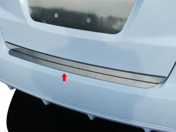 QAA - Honda Fit 2009-2013, 4-door, Hatchback (1 piece Stainless Steel Rear Bumper Trim Accent 2.375" Width ) RB29220 QAA