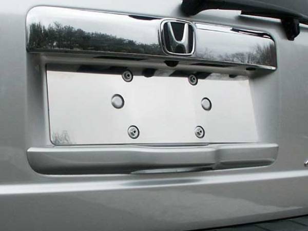 QAA - Honda Pilot 2009-2015, 4-door, SUV (1 piece Stainless Steel License Plate Bezel ) LP29260 QAA