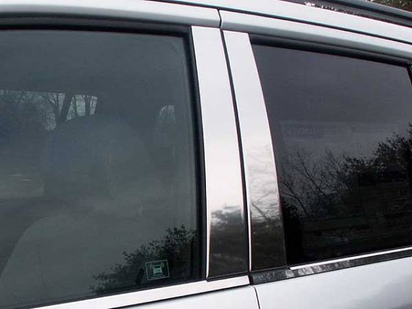 QAA - Honda Pilot 2009-2015, 4-door, SUV (4 piece Stainless Steel Pillar Post Trim ) PP29260 QAA