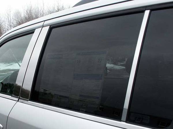 QAA - Honda Pilot 2009-2015, 4-door, SUV (6 piece Stainless Steel Pillar Post Trim ) PP29261 QAA