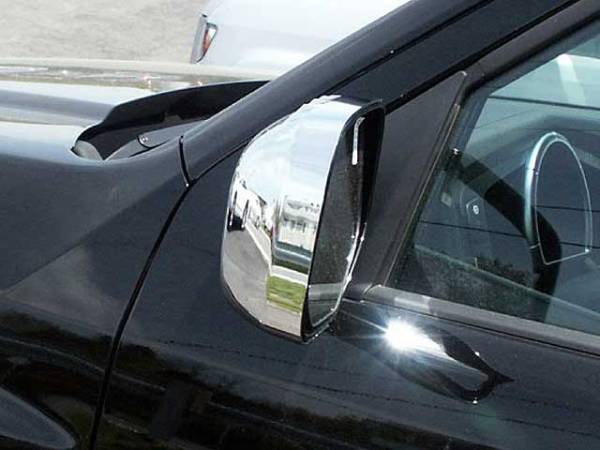 QAA - Honda Ridgeline 2006-2014, 4-door, Pickup Truck (2 piece Chrome Plated ABS plastic Mirror Cover Set ) MC25240 QAA