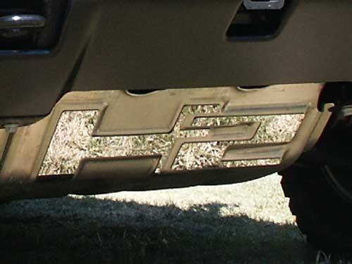 QAA - Hummer H2 2003-2009, 4-door, SUV (2 piece Stainless Steel Brush Plate Accent ) HV43011 QAA
