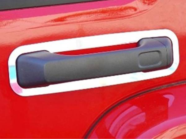 QAA - Hummer H3 2006-2009, 4-door, SUV (4 piece Stainless Steel Door Handle Surround ) HV46313 QAA