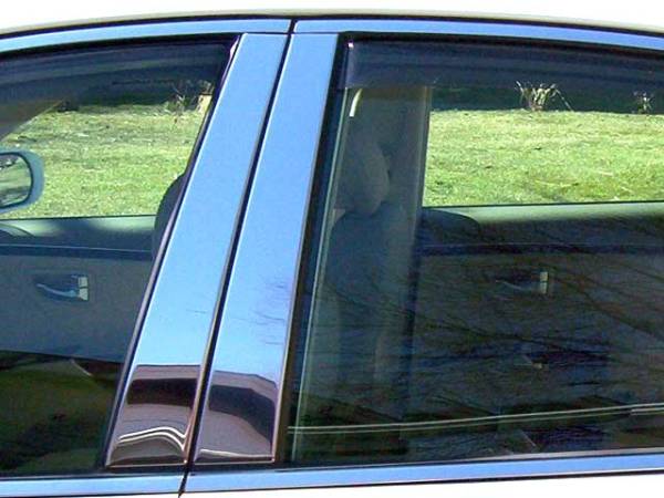 QAA - Hyundai Azera 2006-2011, 4-door, Sedan (4 piece Stainless Steel Pillar Post Trim ) PP26355 QAA