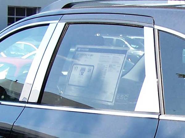 QAA - Hyundai Veracruz 2007-2012, 4-door, SUV (6 piece Stainless Steel Pillar Post Trim ) PP27331 QAA