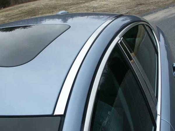 QAA - Jaguar XF 2009-2010, 4-door, Sedan (2 piece Stainless Steel Roof Insert Trim ) RI29098 QAA