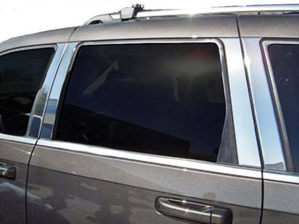 QAA - Jeep Grand Cherokee 2005-2010, 4-door, SUV (8 piece Stainless Steel Pillar Post Trim ) PP47082 QAA