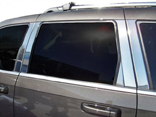 QAA - Jeep Grand Cherokee 2005-2010, 4-door, SUV (10 piece Stainless Steel Pillar Post Trim Includes Triangle piece ) PP47083 QAA